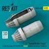 RESKIT RSU32-0152 F-15 Eagle/Strike Eagle (A,B,C,D,E early,J) F100-PW-220 closed exhaust nozzles for Tamiya kit (3D Printed) 1/32